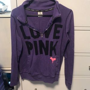 Love PINK quarter zip